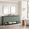 James Martin Vanities Breckenridge 72in Double Vanity, Smokey Celadon w/ 3 CM Charcoal Soapstone Top 330-V72-SC-3CSP - alternate 2